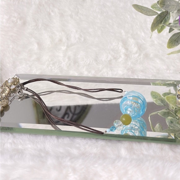 Murano Glass Beads Ball By Haley Unisex Necklace - Picture 4 of 10